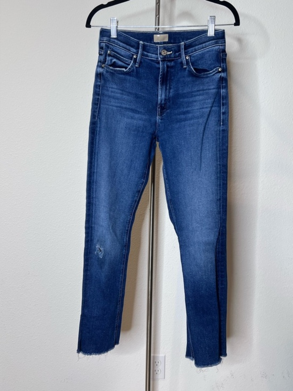 Mother Mid Rise Dazzler Ankle Frey Jeans